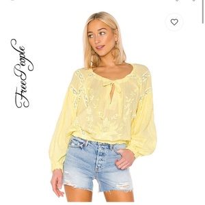 FREE PEOPLE- Maria Maria lace blouse. Size small